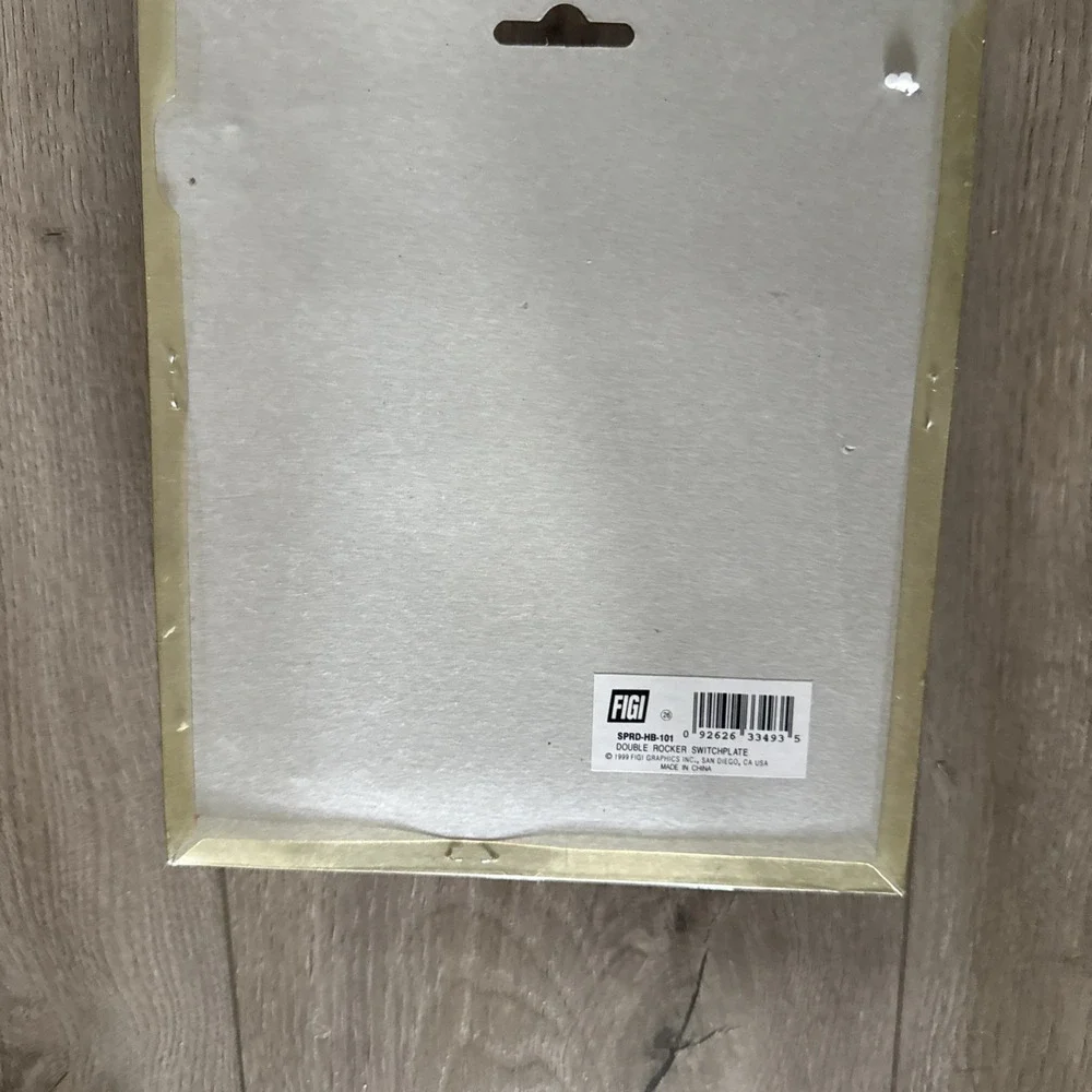 FIGI 3D Resin Light‎ Double Switch Plate Covers Antique Books Library